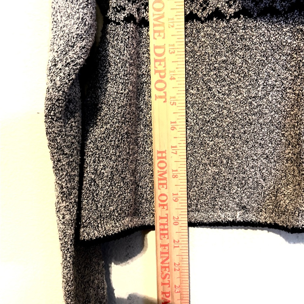 Vintage Fair Isle Tight Knit  Turtleneck Sweater Brown Black Accents Medium Size - Picture 5 of 7